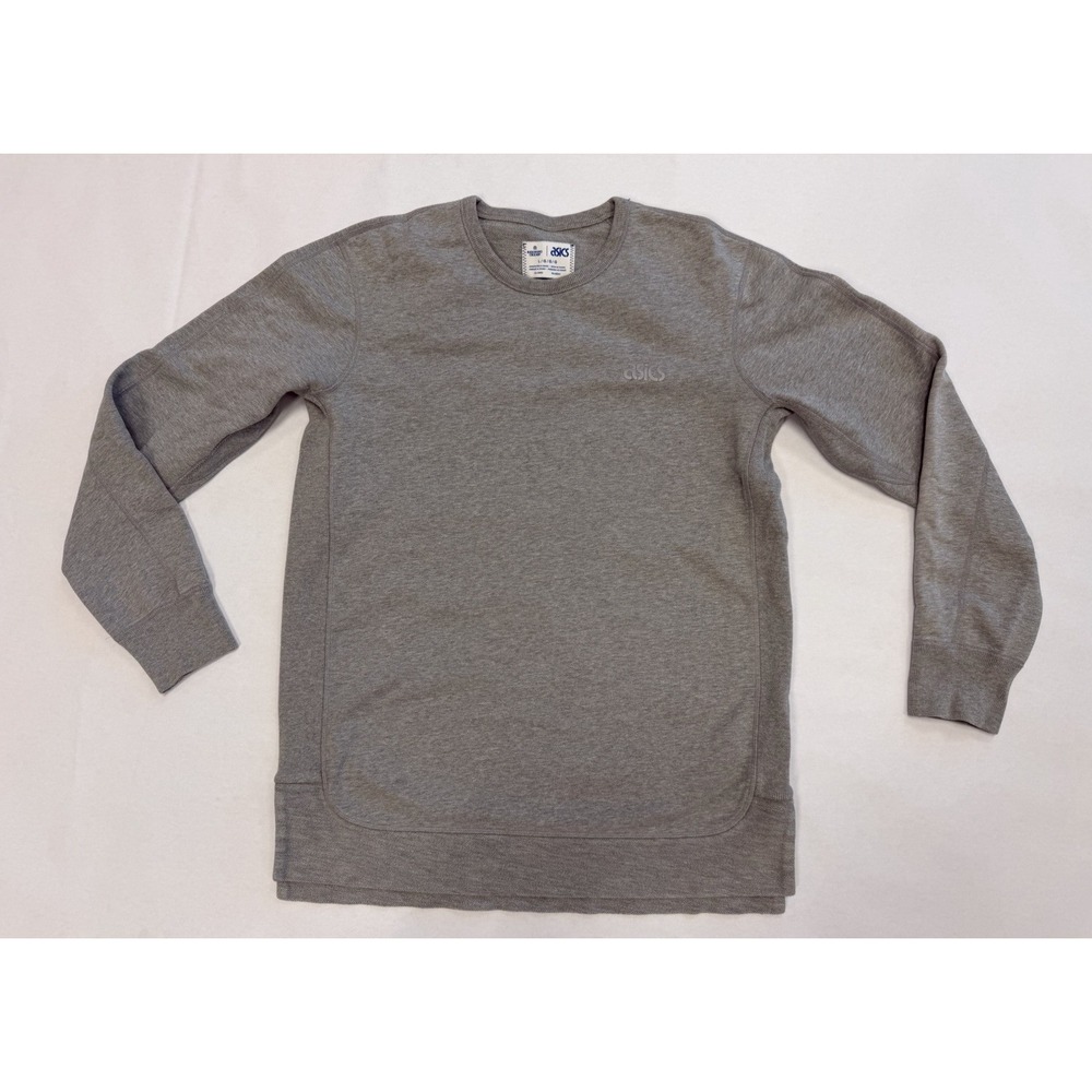 Reigning Champ x ASICS Crewneck Sweatshirt Men's L Gray Made in Canada Cotton